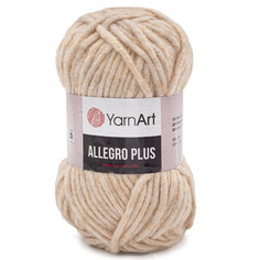 Пряжа YarnArt Allegro Plus 100г, 110м (704 бежевый меланж), 5 мотков
