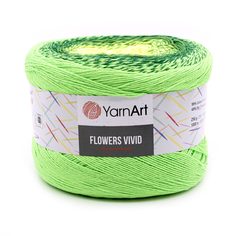 Пряжа YarnArt Flowers Vivid 250г, 1000м (508 секционный), 2 мотка