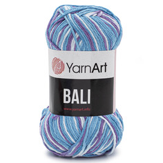 Пряжа YarnArt Bali 100г, 215м (80% хлопок, 20% полиэстер) (2102 секционный), 5 мотков
