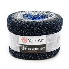 Пряжа YarnArt Flowers Moonlight 260г, 1000м (3275 секционный), 2 мотка