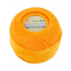 Пряжа YarnArt Canarias 20г, 203м (мерсеризованный хлопок) (5307 оранжевый), 10 мотков