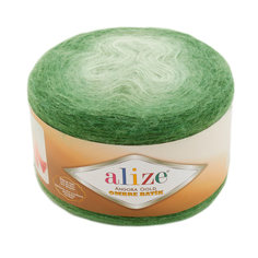 Пряжа Alize Angora Gold Ombre Batik 150г, 825м (шерсть/акрил) (7297 секционный), 4 мотка