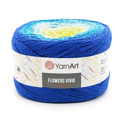 Пряжа YarnArt Flowers Vivid 250г, 1000м (510 секционный), 2 мотка
