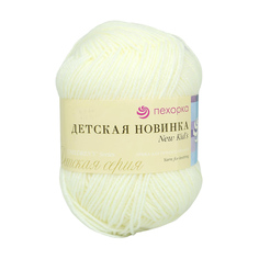 Пряжа Пехорка Детская новинка 50 г, 200 м (100%акрил) (166 суровый), 10 мотков