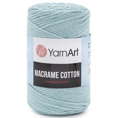 Пряжа YarnArt Macrame Cotton 250г, 225м (775 холодный мятный), 4 мотка