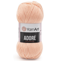 Пряжа YarnArt Adore 100г, 280м, эффект анти-пиллинга, (333 нежно-персиковый), 5 мотков