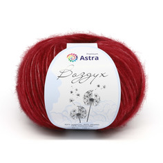 Пряжа Astra Premium Воздух (Air) 50г, 140м (05 красный), 3 мотка