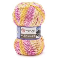 Пряжа YarnArt Everest daylight 200г, 610м (100% акрил) (6032 меланж), 3 мотка