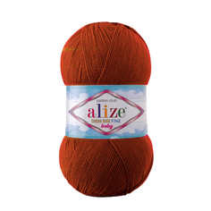 Пряжа ALIZE Cotton Gold Fine Baby 100гр, 470м (хлопок, акрил) (36 терракот), 5 мотков