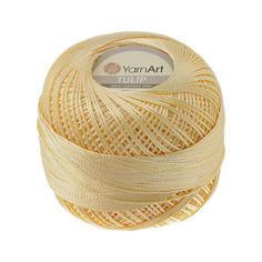 Пряжа YarnArt Tulip 50г, 250м (100% микрофибра) (463 желтый), 6 мотков