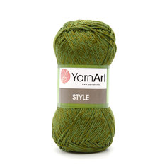 Пряжа YarnArt Style 50г, 185м (67% хлопок, 33% вискоза) (679 хаки), 5 мотков