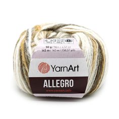 Пряжа YarnArt Allegro 50г, 145м (741 секционный), 10 мотков