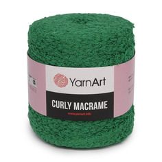 Пряжа YarnArt Curly Macrame 500г, 195м (759 изумрудный), 2 мотка