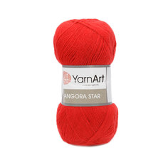 Пряжа YarnArt Angora Star 100г, 500м (156 ярко-красный), 5 мотков