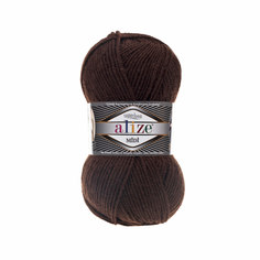 Пряжа ALIZE SUPERLANA MIDI 100г, 170м (Шерсть, Aкрил) (26 кориченевый), 5 мотков
