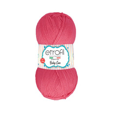 Пряжа Etrofil BABY CAN 100г, 250м (антипиллинговый акрил) (80031 коралловый), 5 мотков
