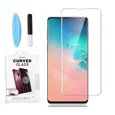 Защитное стекло с ультрафиолетом для Samsung Galaxy S10 Plus / UV BIG