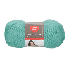 Пряжа Red Heart Mohair Mix 50г, 270м (00628 зелёный), 10 мотков