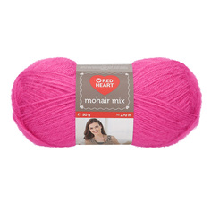 Пряжа Red Heart Mohair Mix 50г, 270м (06682 роза), 10 мотков