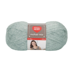 Пряжа Red Heart Mohair Mix 50г, 270м (00195 серый), 10 мотков