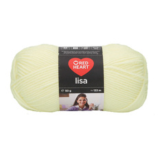 Пряжа Red Heart Lisa 50г, 133м (100% акрил) (00288 бежевый), 10 мотков