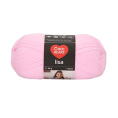Пряжа Red Heart Lisa 50г, 133м (100% акрил) (06965 светло-розовый), 10 мотков