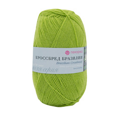 Пряжа Пехорка Кроссбред Бразилии (шерсть мериносовая, акрил) (382-Яр.саванна), 5 мотков