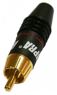Разъем Supra RCA-3 Plug Red/Blk Pair Bulk