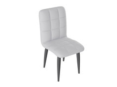 Стул ТриЯ Франк Конус Графит матовый / Белый кожзам Triya