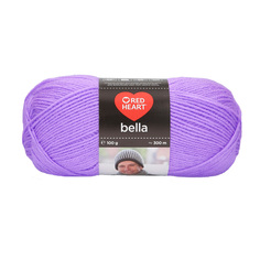 Пряжа Red Heart Bella 100г, 300м (100% акрил) (00825 лиловый), 10 мотков