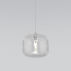 Подвесной светильник со стеклянным плафоном Eurosvet 50129/1 хром