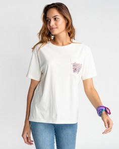 Футболка женская Billabong Floral Source белая M