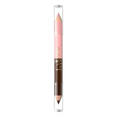 Карандаш для бровей Eveline Cosmetics Pencil Duo + Хайлайтер 3,2 г