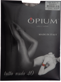 Колготки женские Opium бежевые 4