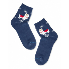 Носки женские Брестские синие 23