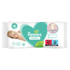 Детские влажные салфетки Pampers Sensitive 12 шт.