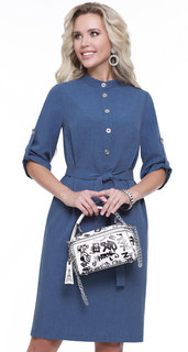Платье женское DSTrend Выбери главное синее 52 RU