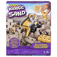 Набор для лепки из кинетического песка Бульдозер KineticSand 6044178