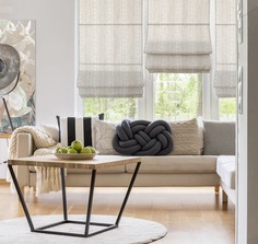 Римская штора Delfa "Kadyks", бежевый, 48*160 см