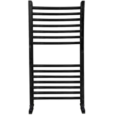 Полотенцесушитель Ника MODERN ЛМ-2 100/40 RAL9005 черный матовый с вентилями Nika