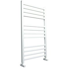 Полотенцесушитель Ника MODERN ЛМ-5 100/40 RAL9016 белый матовый с вентилями Nika