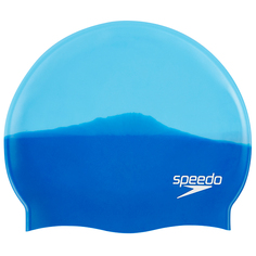 Шапочка для плавания Speedo Multi Colour Silicone Cap blue