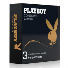 Презервативы Playboy Ultra Thin ультратонкие 3 шт.
