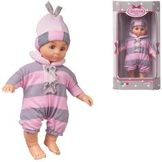Кукла DIMIAN Bambina Bebe Пупс в полосатом костюмчике, 20 см BD1651-M37/w(1)