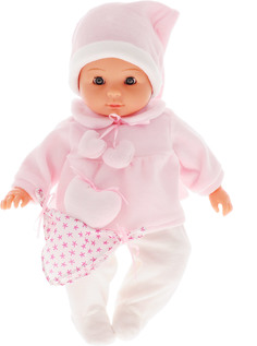 Кукла DIMIAN Bambina Bebe Пупс в кофточке с завязками-сердечками BD1603-M37/2