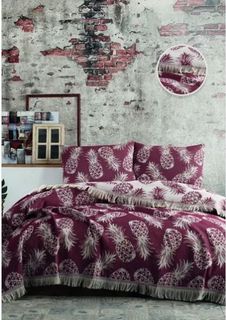 IRYA Покрывало ANANAS BED SPREAD цвет красный (RED) 205x240