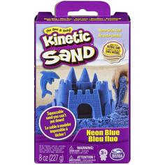 Кинетический песок Spin Master Kinetic Sand набор для лепки 240 г (синий)