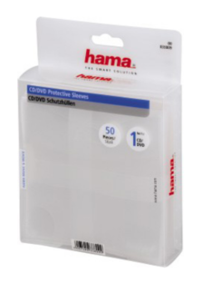 Конверты для CD/DVD дисков Hama H-33809 50шт