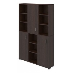 Стеллаж Мэрдэс Домино ПУ-40-3 134х30х213,1 см, коричневый Merdes