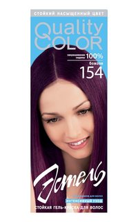 Краска-гель Estel Quality Color 154 для волос тон божоле